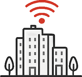 Business fibre broadband — office connectivity illustration, Christchurch